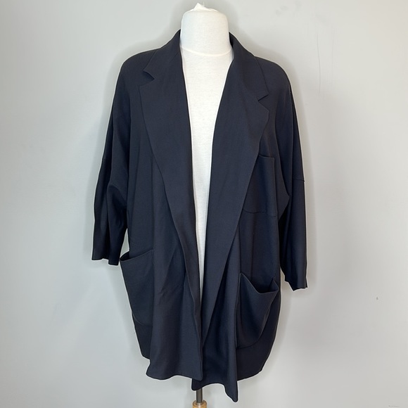 Max Mara Dark Gray Blazer with Pockets - Picture 2 of 8